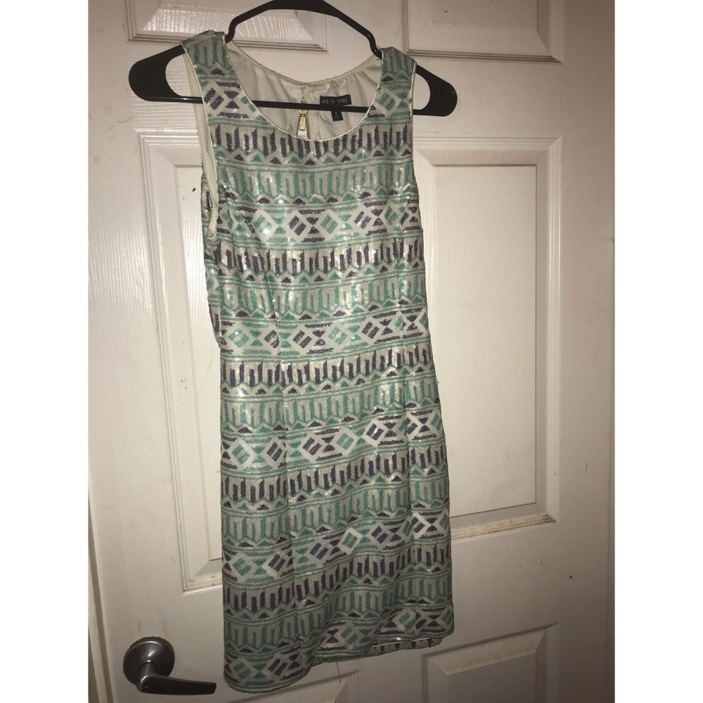 As U Wish Sequin Dress
